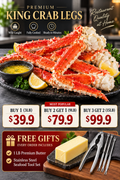 🦀 Premium Seafood Sale — Limited Time Only
