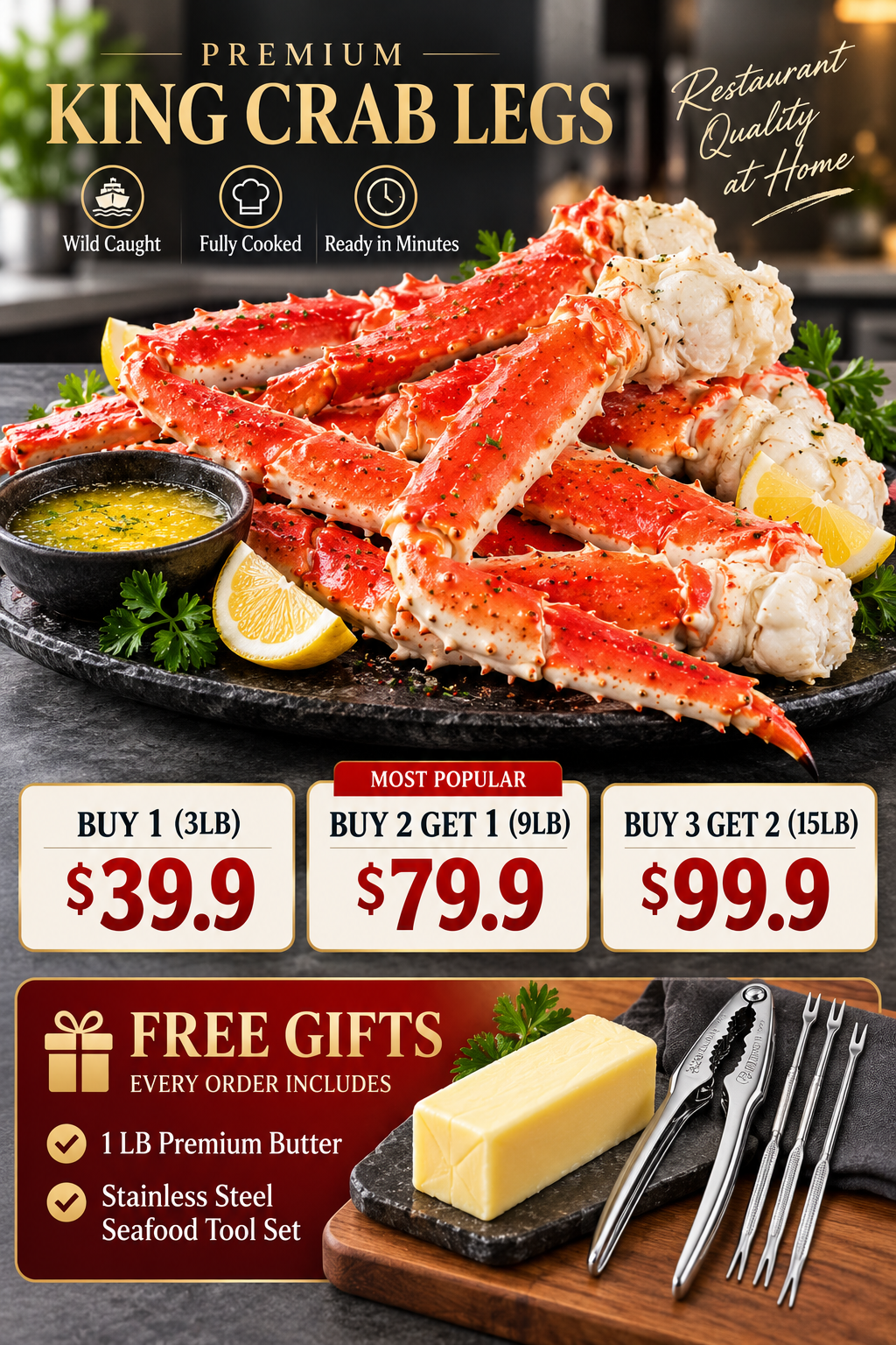🦀 Premium Seafood Sale — Limited Time Only